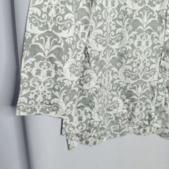 Kim Rogers Jersey Knit Cotton Cardigan Jacket Lghtwght V Neck Paisley NWOT Smll - Picture 4 of 6